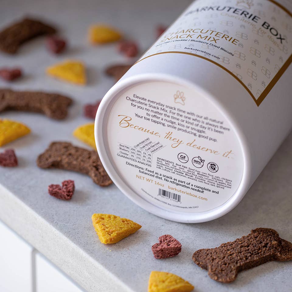 Barkcuterie Dog Treat Canisters, Small