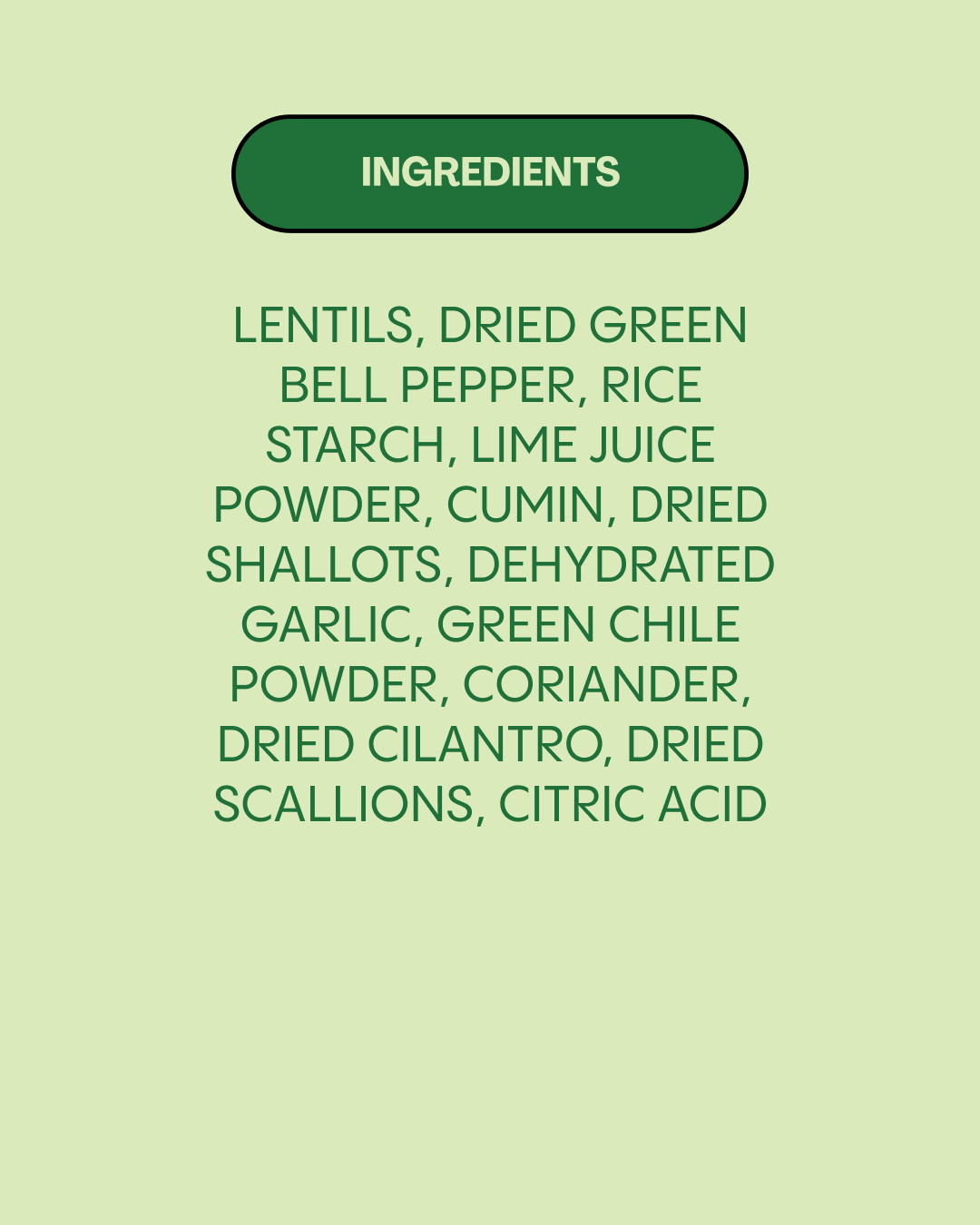 Low Sodium Cilantro Lime Chile Instant Lentils