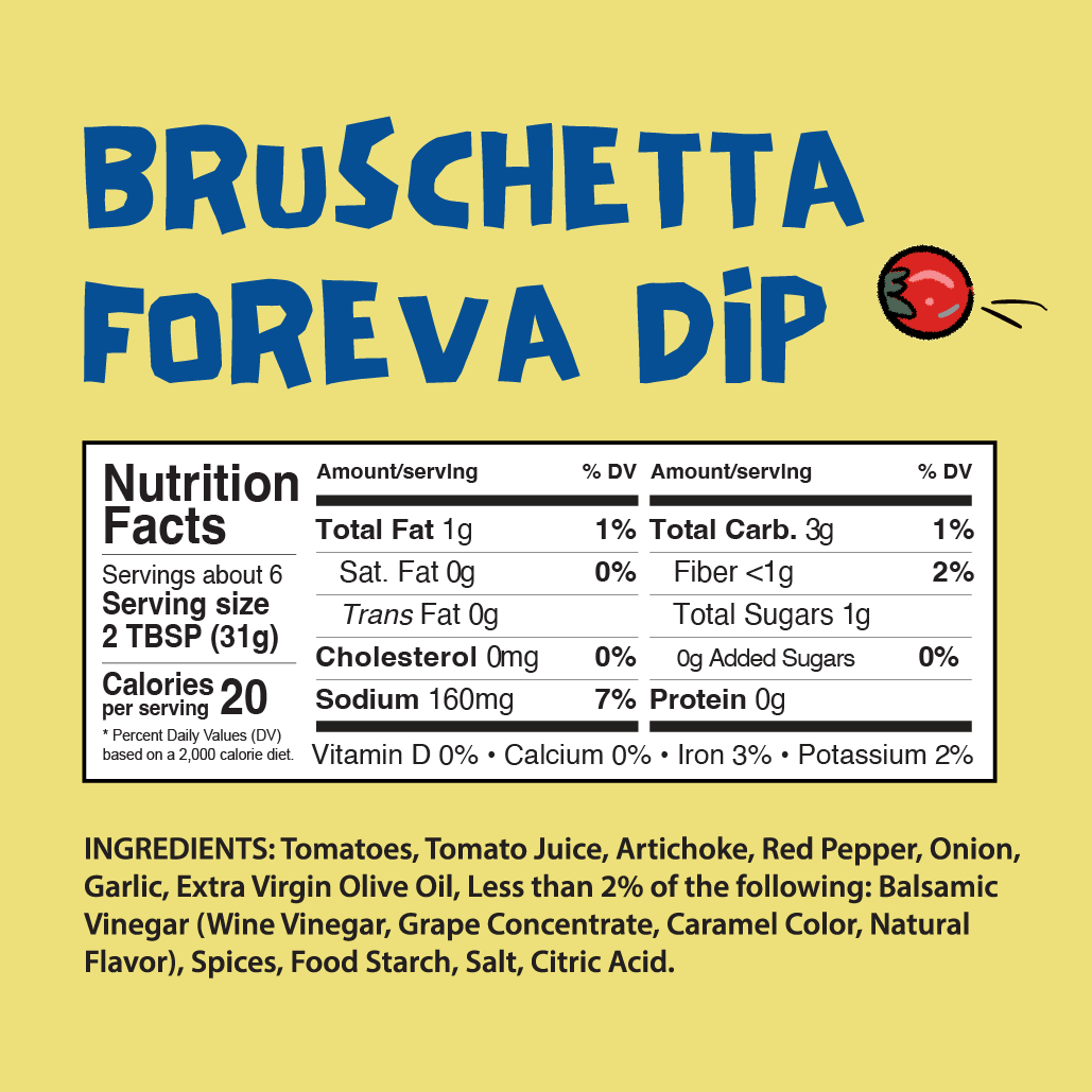 Bruschetta Foreva, Charcuterie Dip
