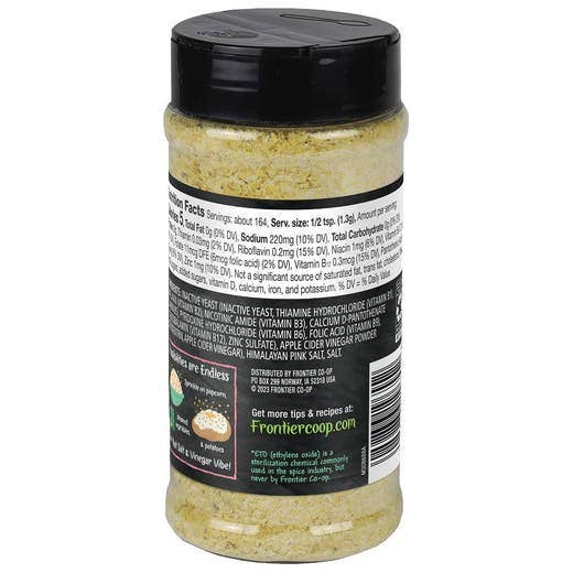 Salt & Vinegar Nutritional Yeast | Non-Dairy Cheese Substitute