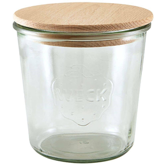 WECK, Mold Jar, 580ml with Beechwood Lid