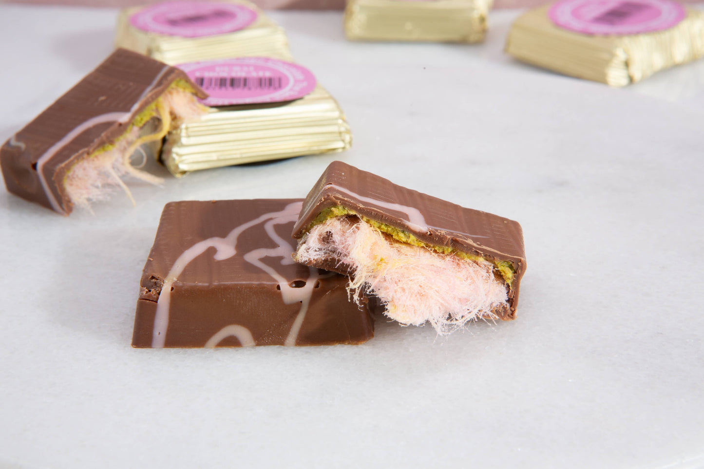 Angel Hair Dubai Chocolate Bite Size Premium Chocolates