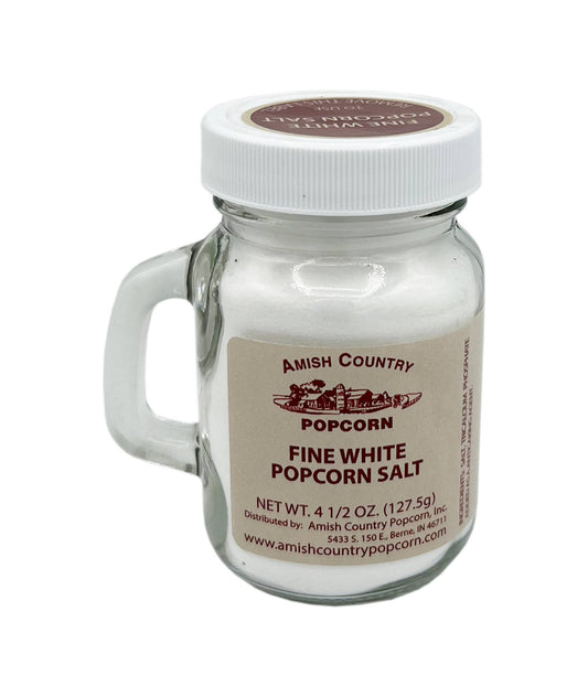 Fine White Popcorn Salt, 4.5oz