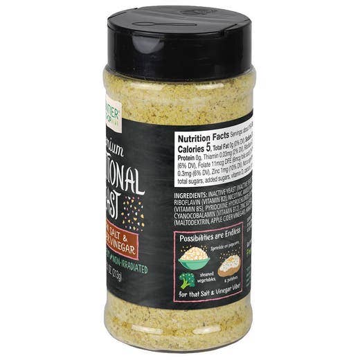 Salt & Vinegar Nutritional Yeast | Non-Dairy Cheese Substitute