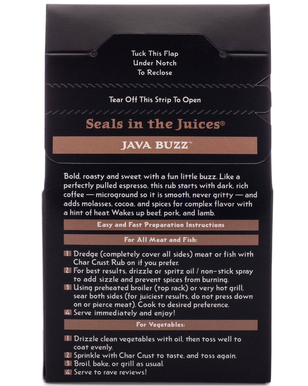 Char Crust Dry-Rub Seasoning Java Buzz – The Oil Tree