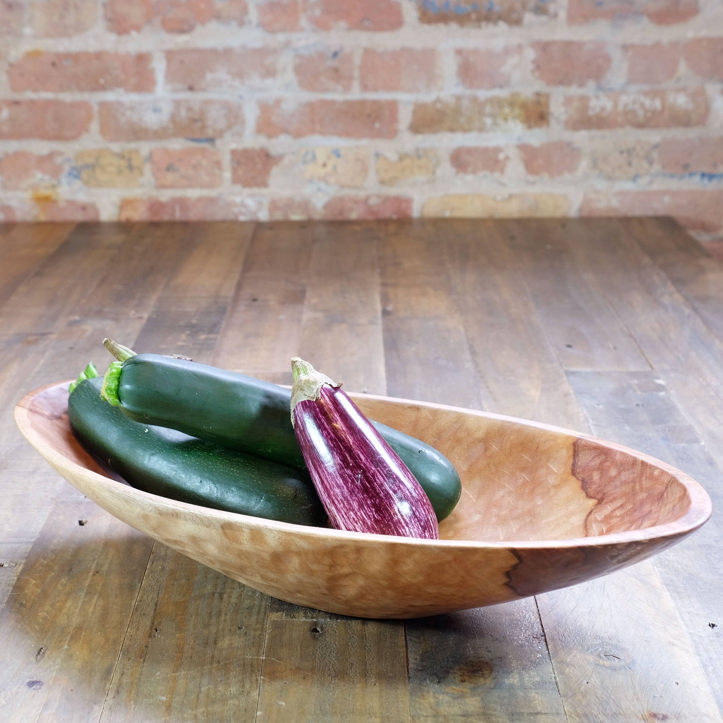 28" Extra Large Oval Wood Bowl, Salad Bowl, Table Decor