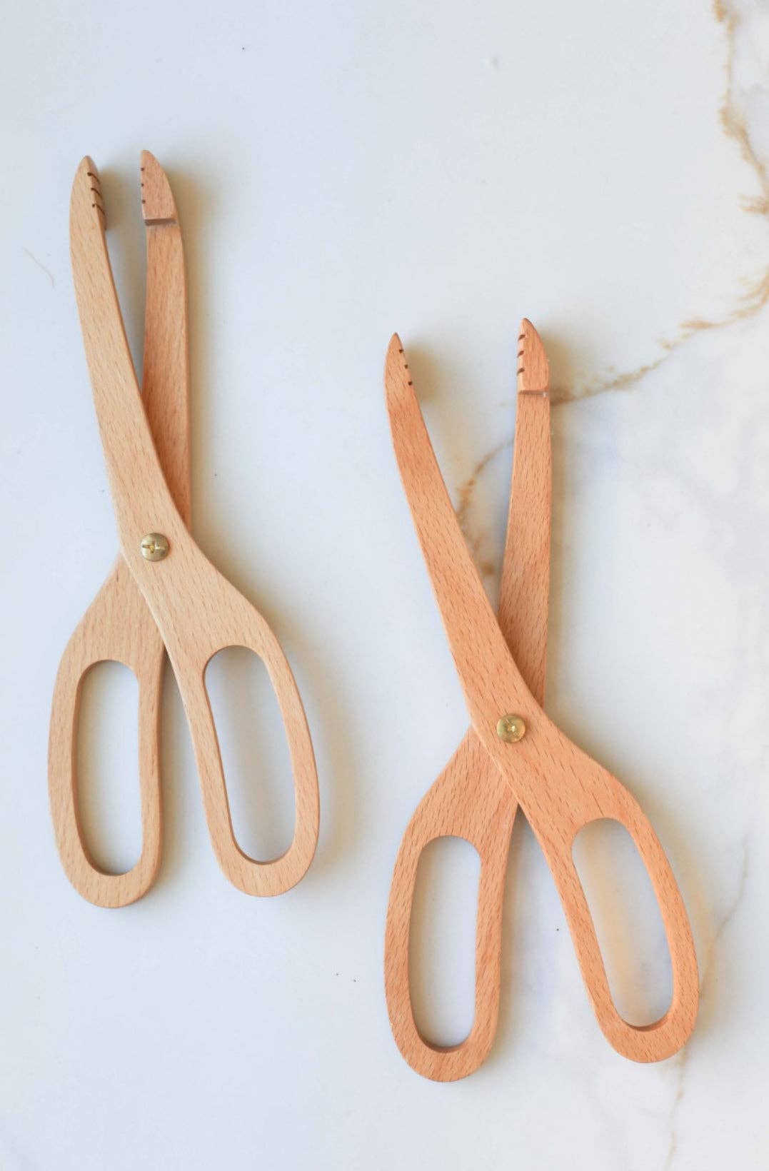 Wooden Tongs: Bronze