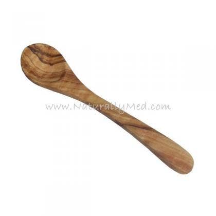 Olive Wood Sugar / Jam / Mustard Spoon 5.5”