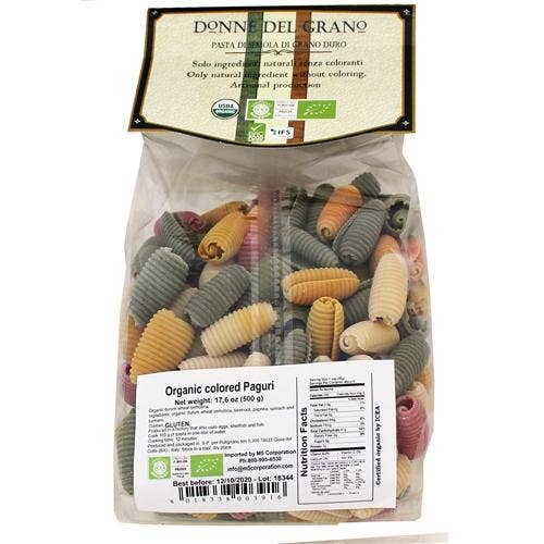 Organic Hermit Crabs (Paguri) Colored Pasta, 17.6oz