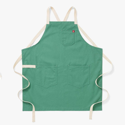 All Day Crossback Apron, Julep Green