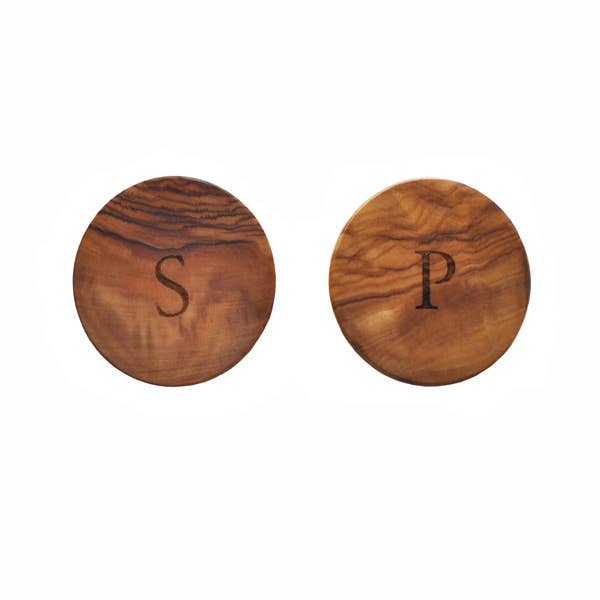 Olive Wood Salt and Pepper Mills - Pair