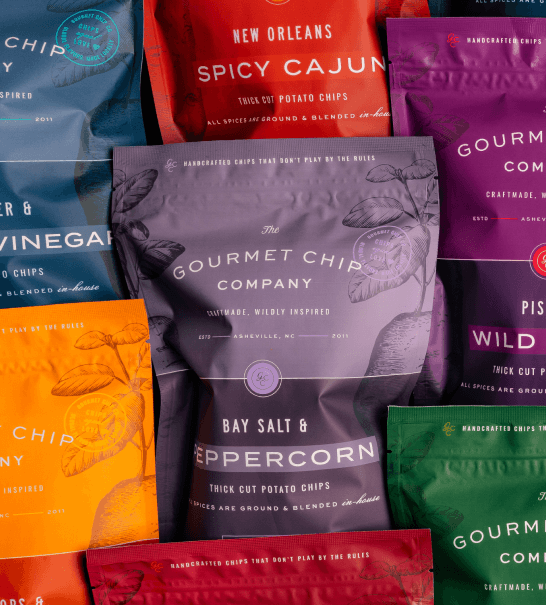Bay Salt and Peppercorn Thick Cut Potato Chips - Case of 12