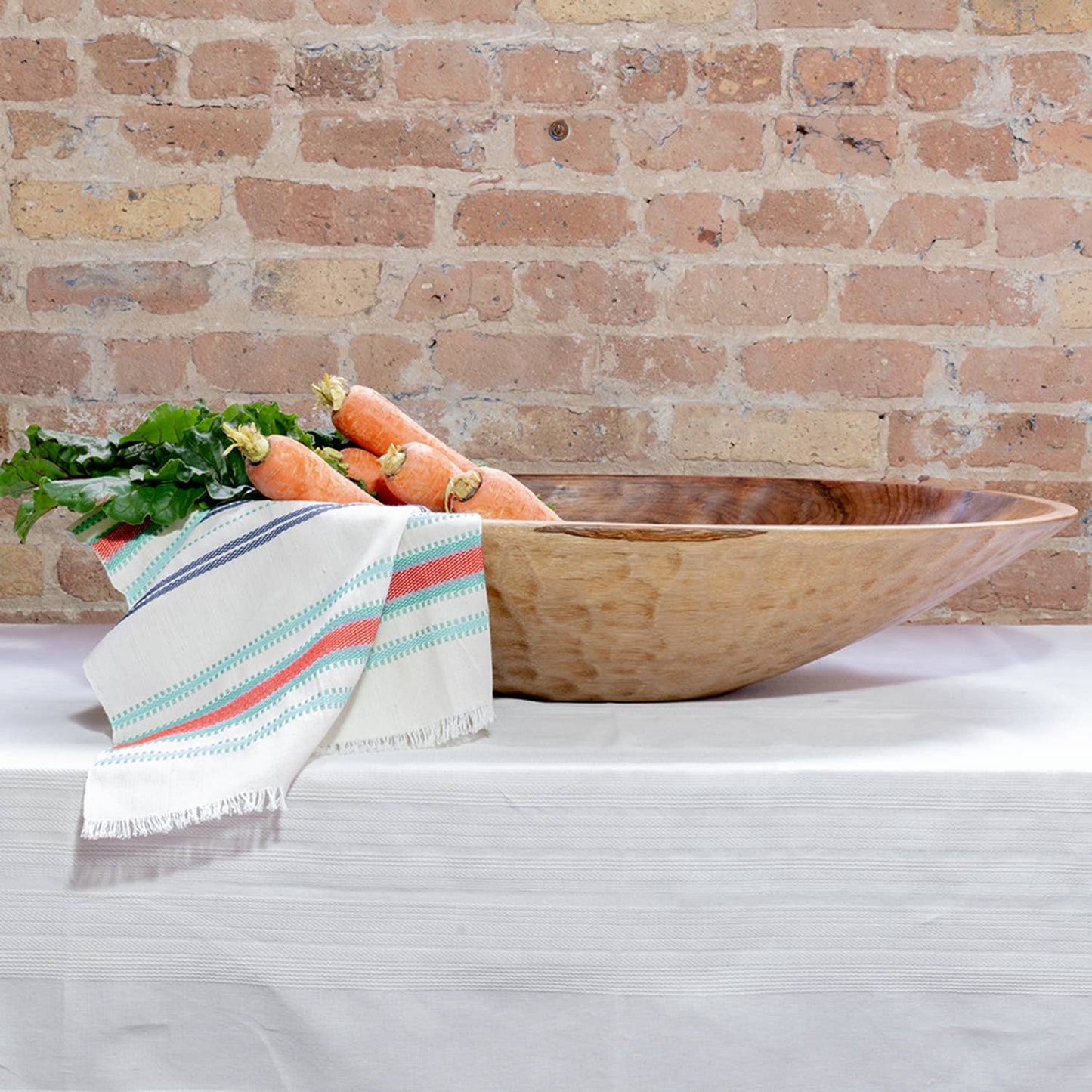 28" Extra Large Oval Wood Bowl, Salad Bowl, Table Decor