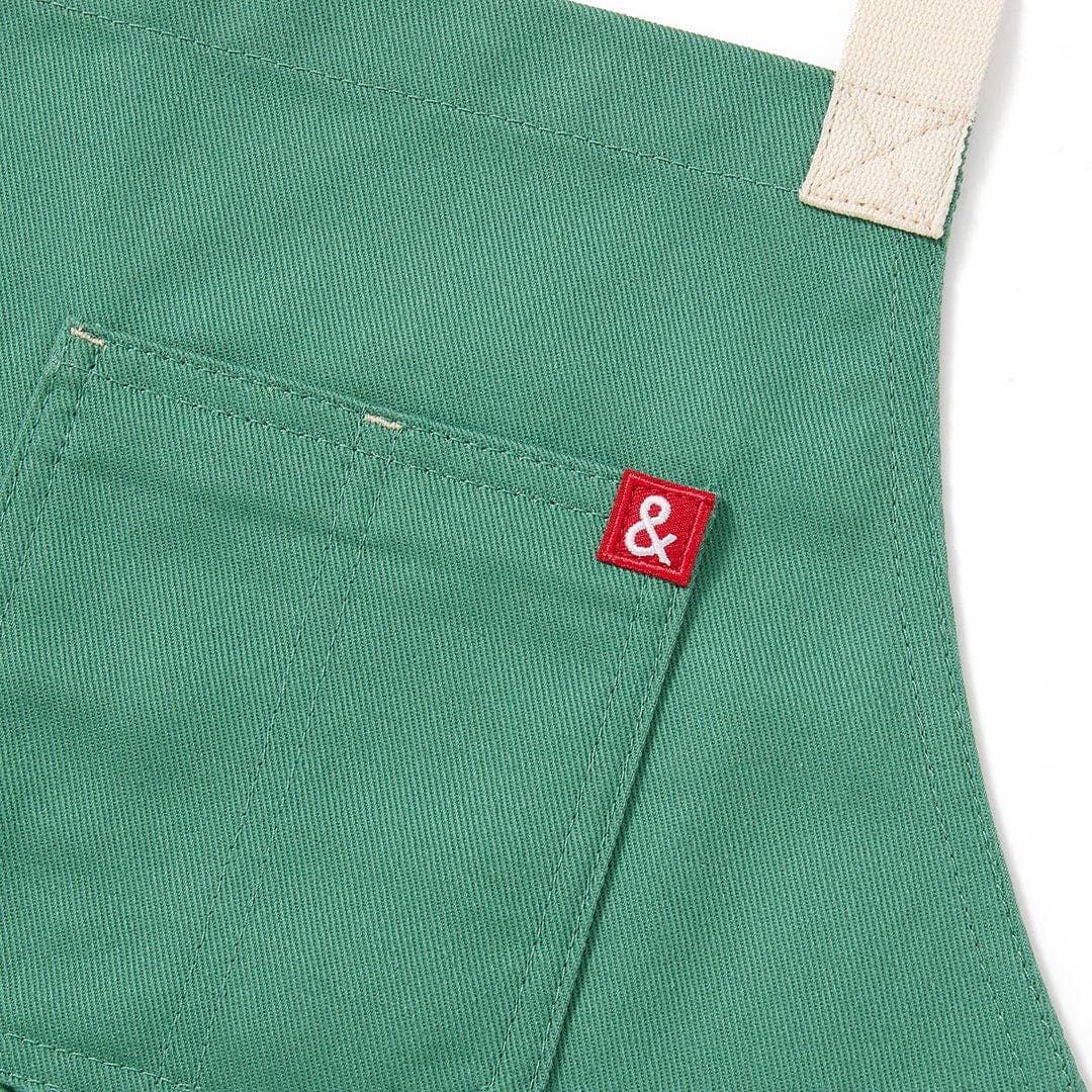 All Day Crossback Apron, Julep Green