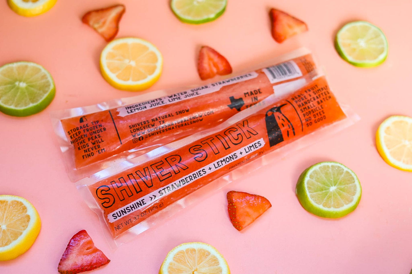 Sunshine, Strawberries + Lemons + Limes