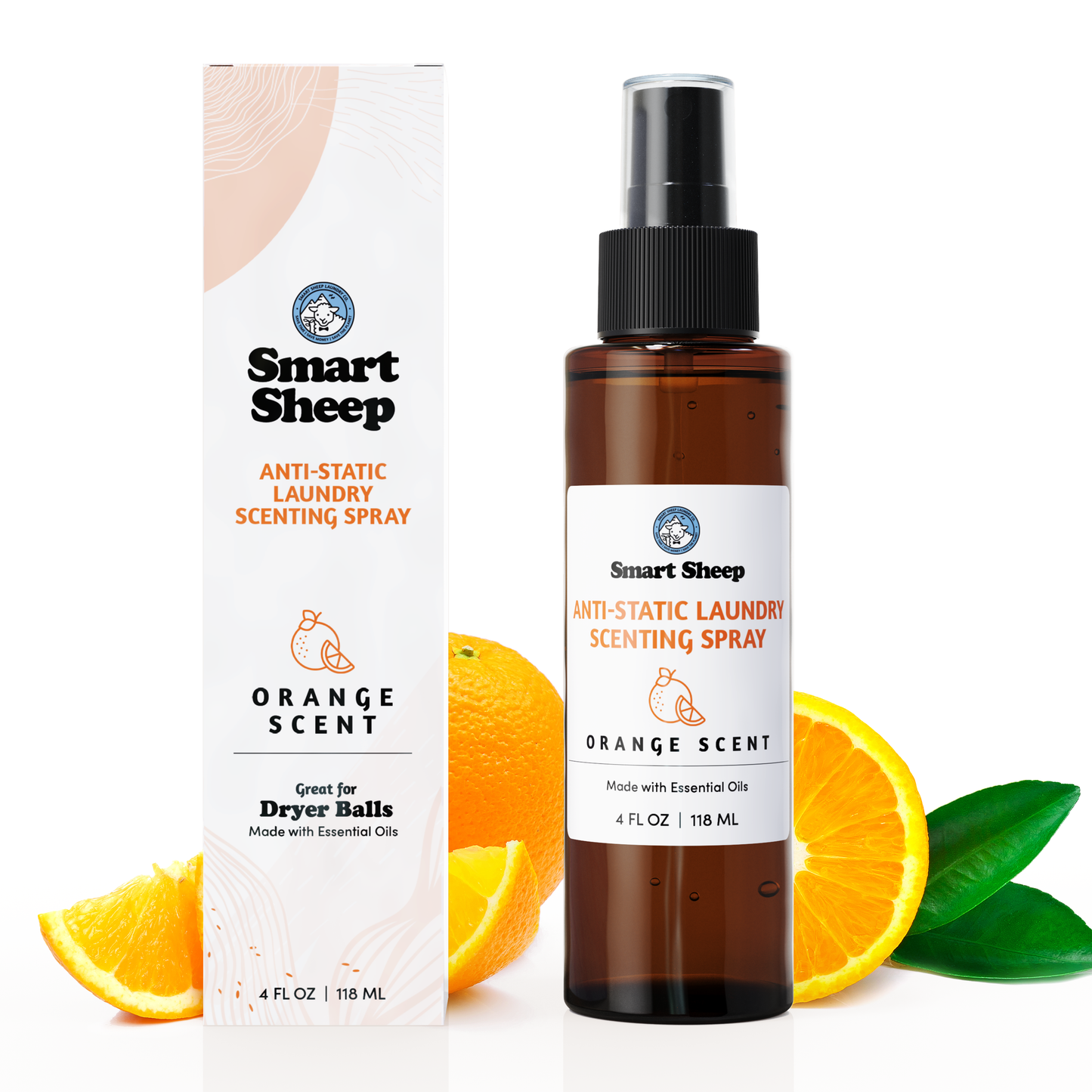 Anti-Static Essential Oil Scenting Spray, Orange