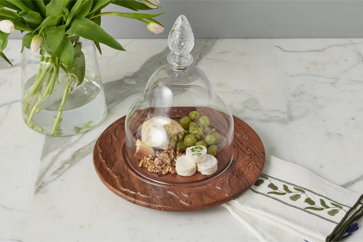 Vintage English Bread Board, Medium Round