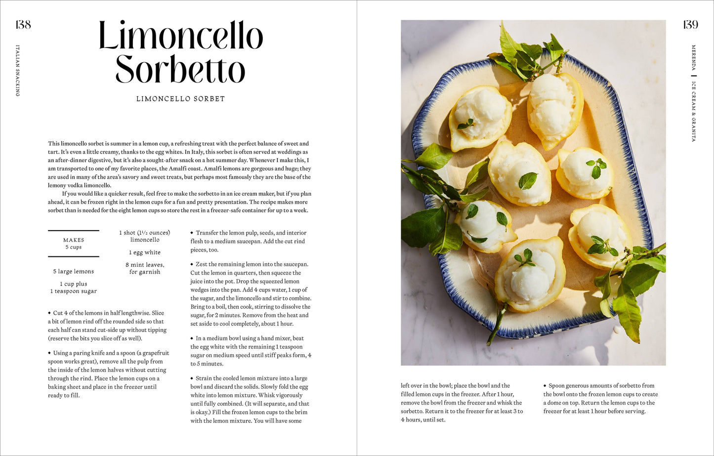 Italian Snacking: Sweet and Savory Recipes for Every Hour: Hardcover