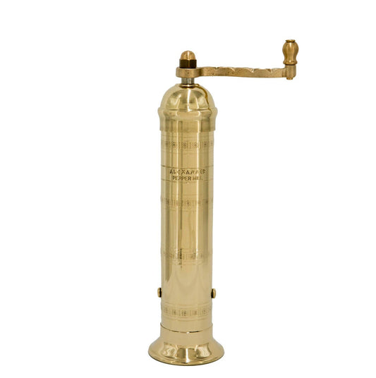 The Original Greek Pepper Mill - 9": 9" Brass Pepper Mill