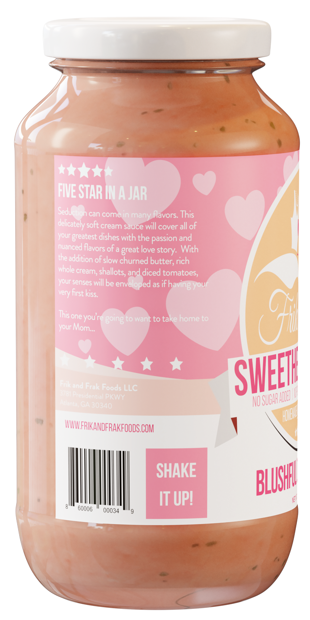 Sweetheart Sauce, Blushful Cream Pasta Sauce