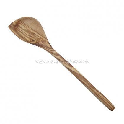 Olive Wood Corner Spoon, 12”