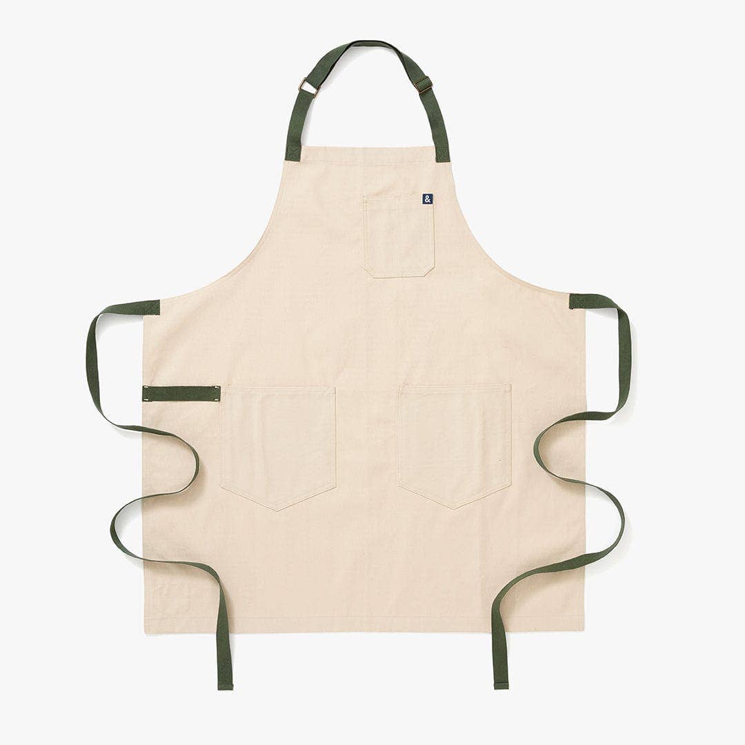 The Essential Apron, Sage White