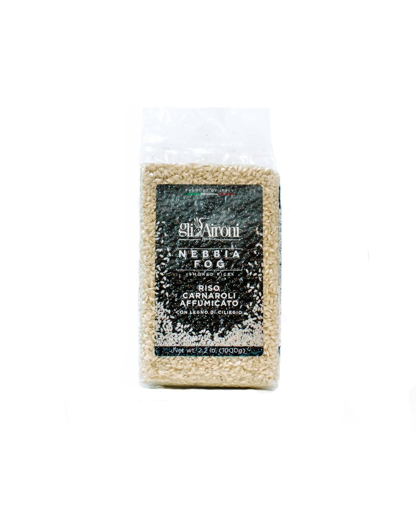 "Fog" Smoked Carnaroli Rice 1kg by Gli Aironi