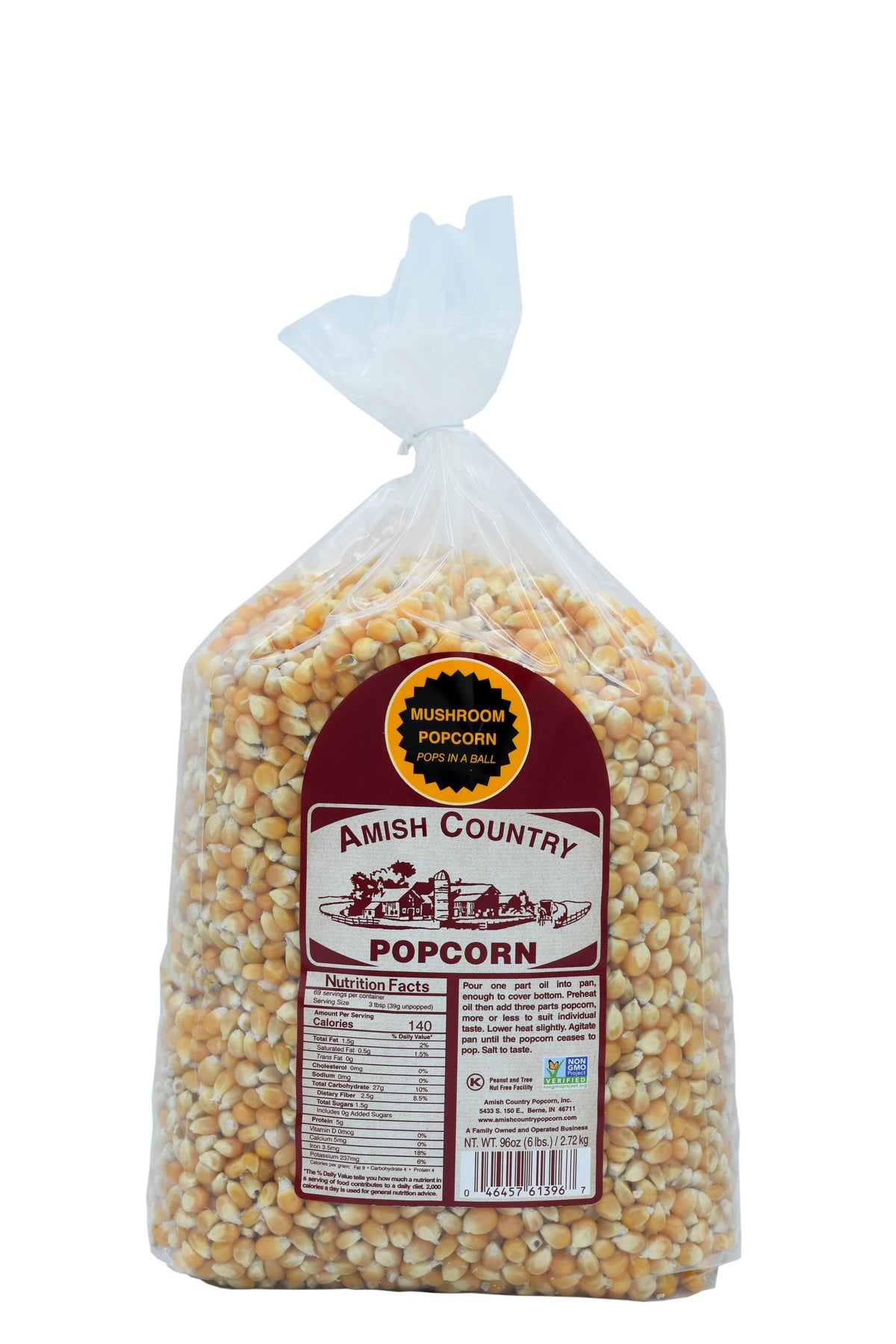 6lb Bag of Mushroom Popcorn