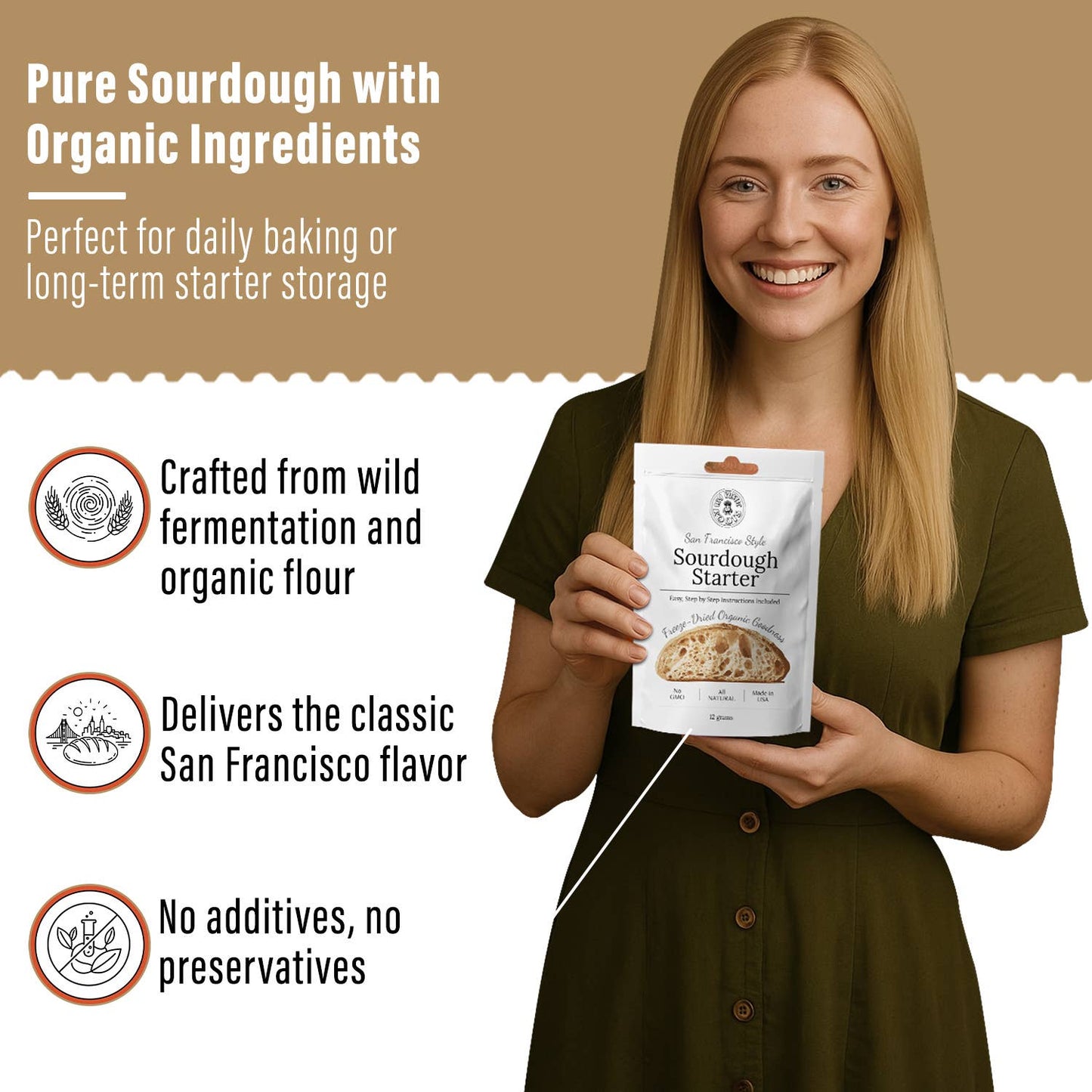 Original Sourdough Starter Culture - Bestseller - Organic