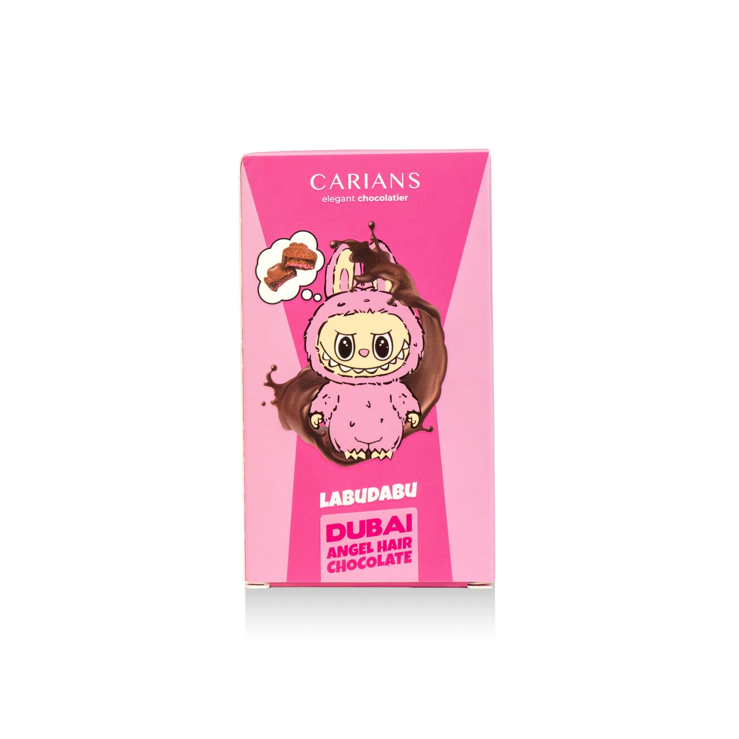 Labubu Angel Hair Dubai Chocolate Bar, Pink Cotton Candy