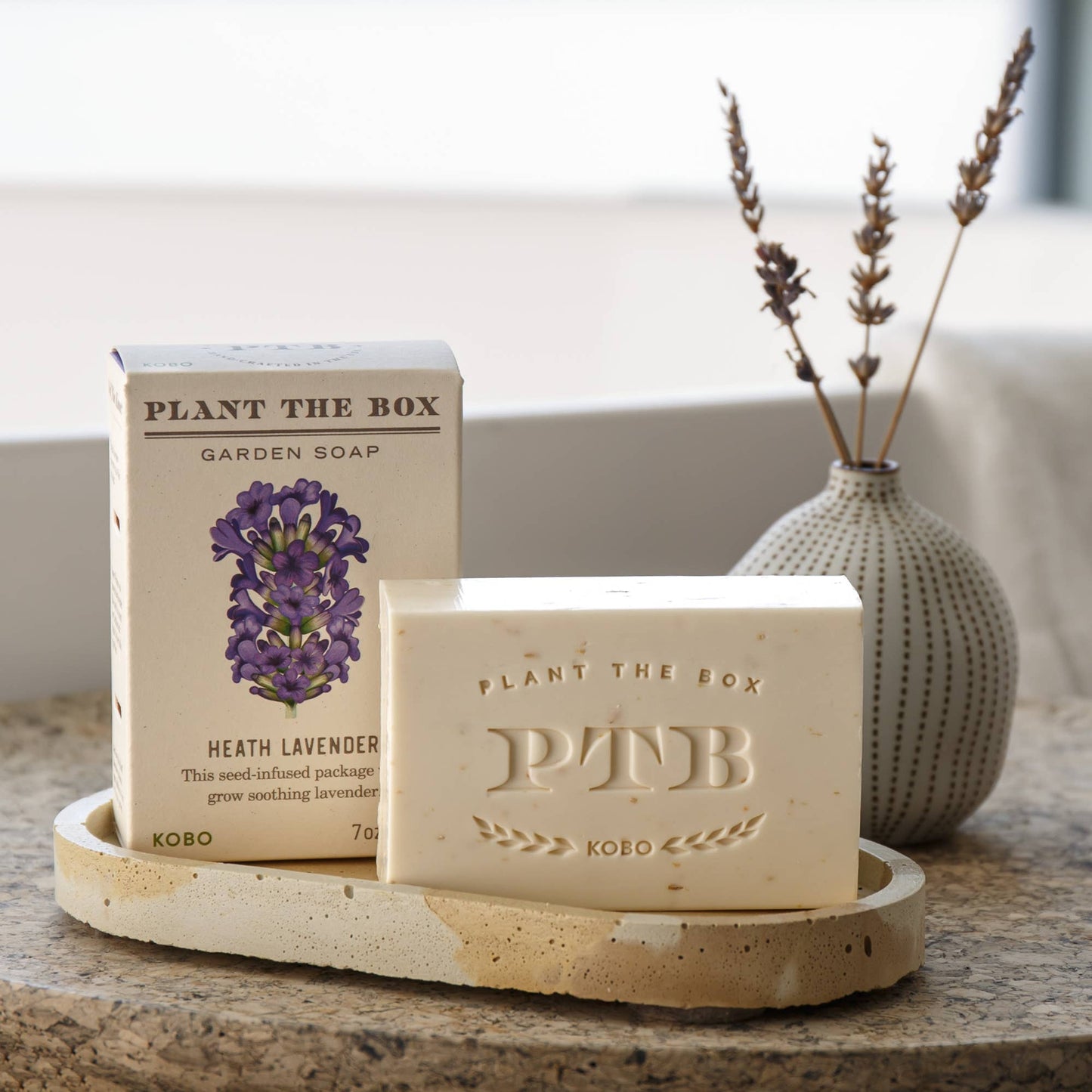 Heath Lavender - Plant the Box Bar Soap - 7oz