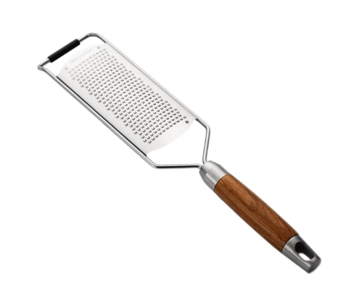 Cheese Grater with Walnut Wood Handle: Coarse