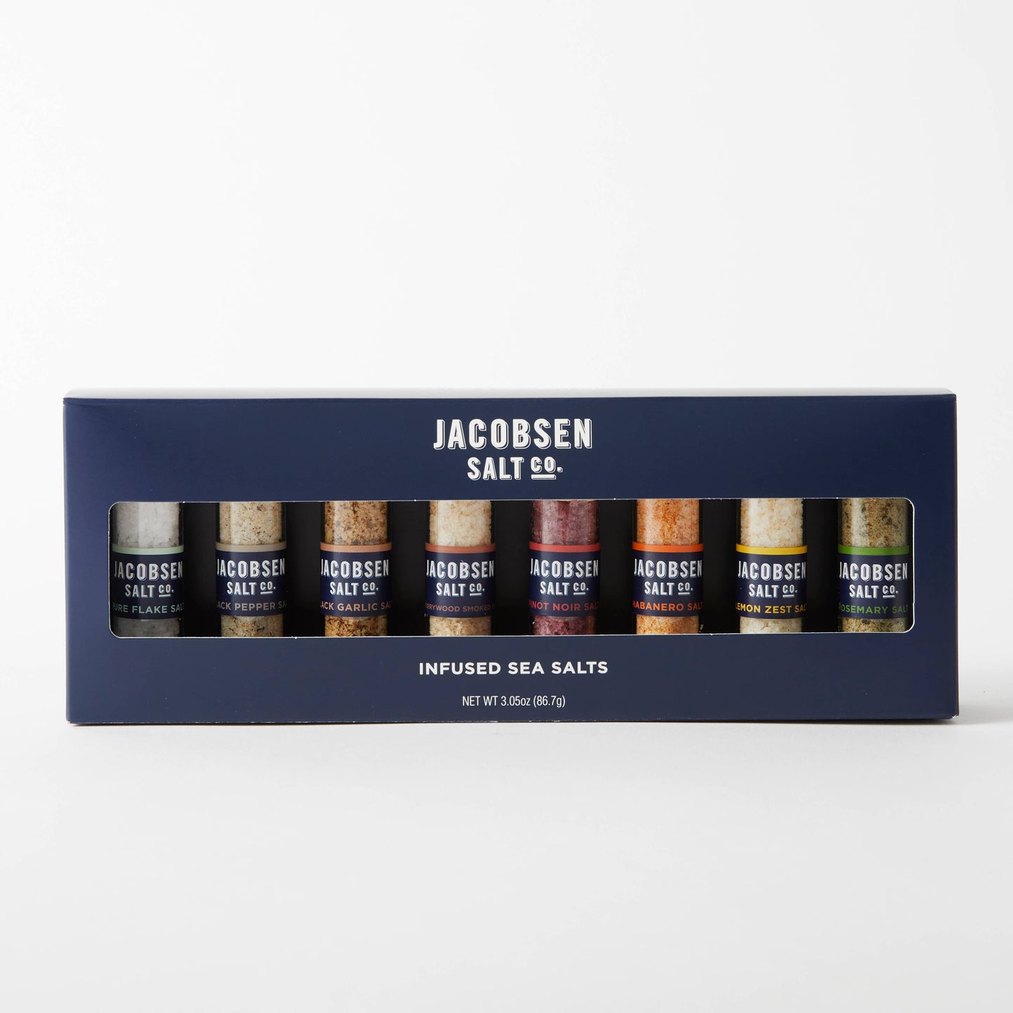 Infused Sea Salt Gift Set, Eight Vial Collection