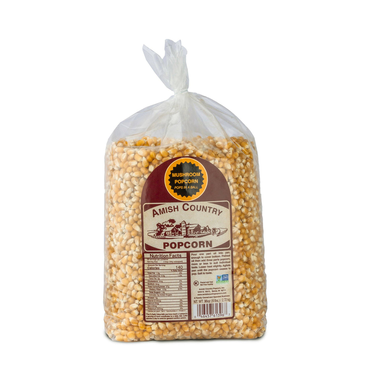 6lb Bag of Mushroom Popcorn