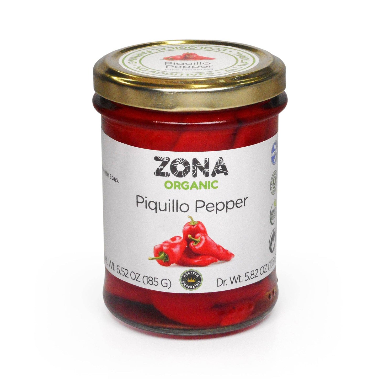 ZONA Organic Roasted Piquillo Pepper