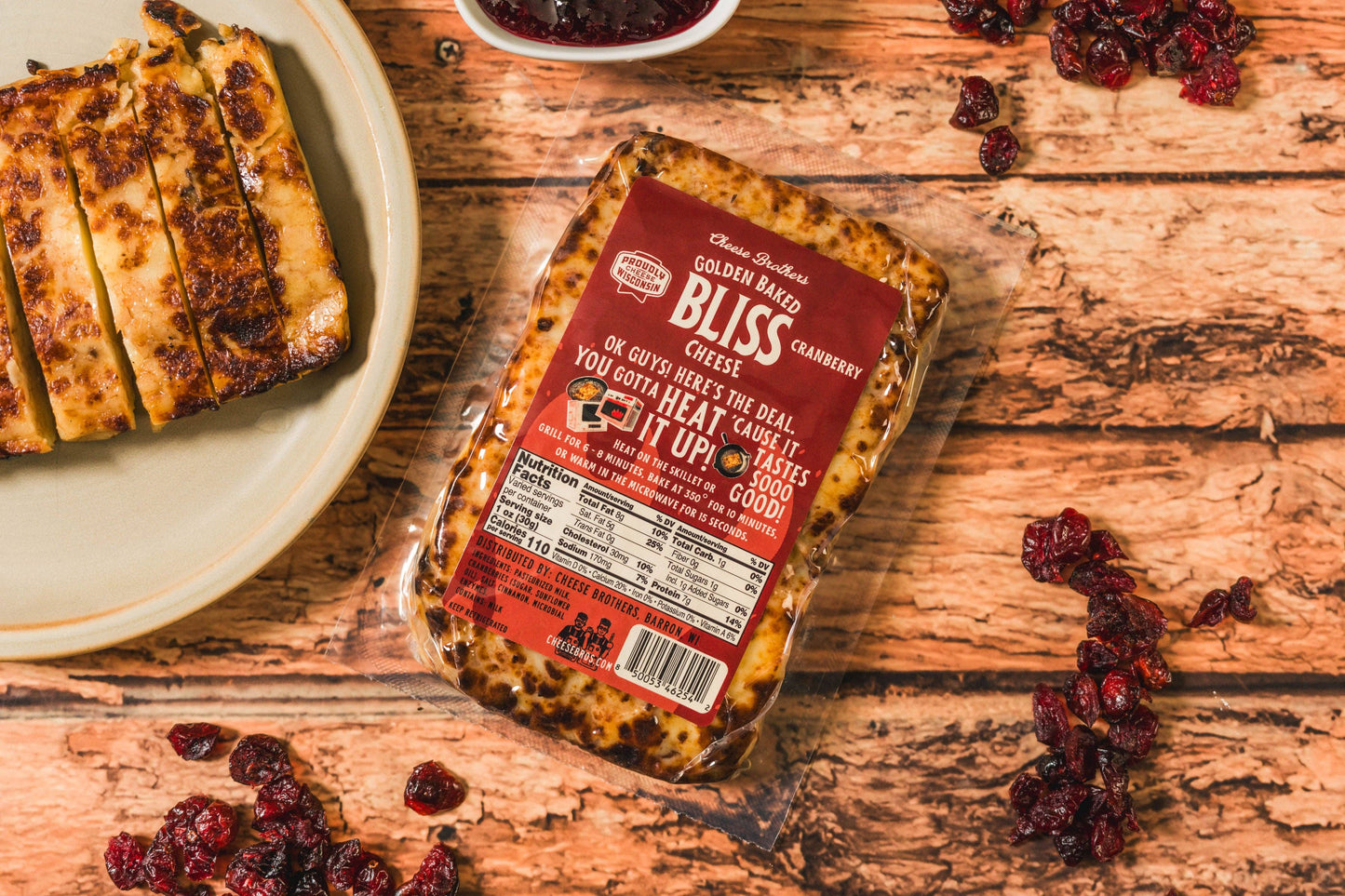 Cranberry Golden Baked Bliss Cheese