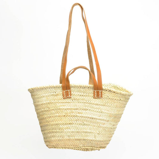 MARKET BAG WITH HANDLES AND SHOULDER STRAPS