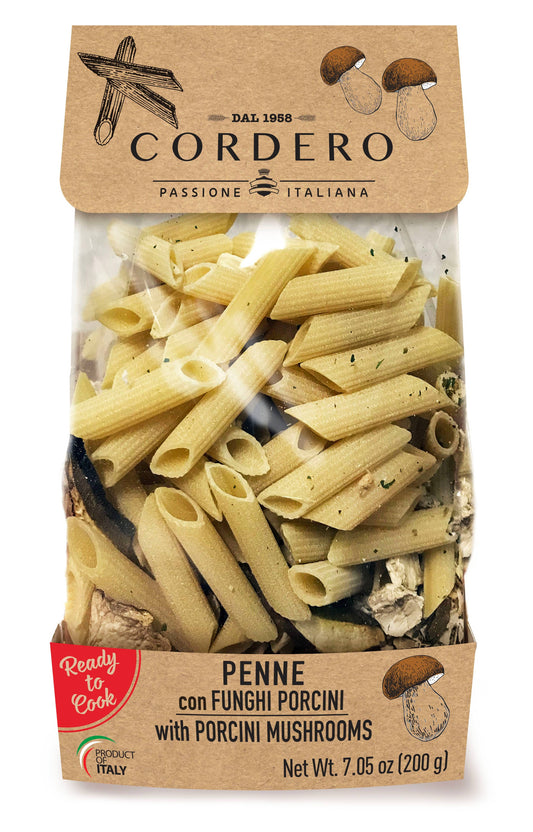 Cordero, Penne w/ Porcini Mushrooms