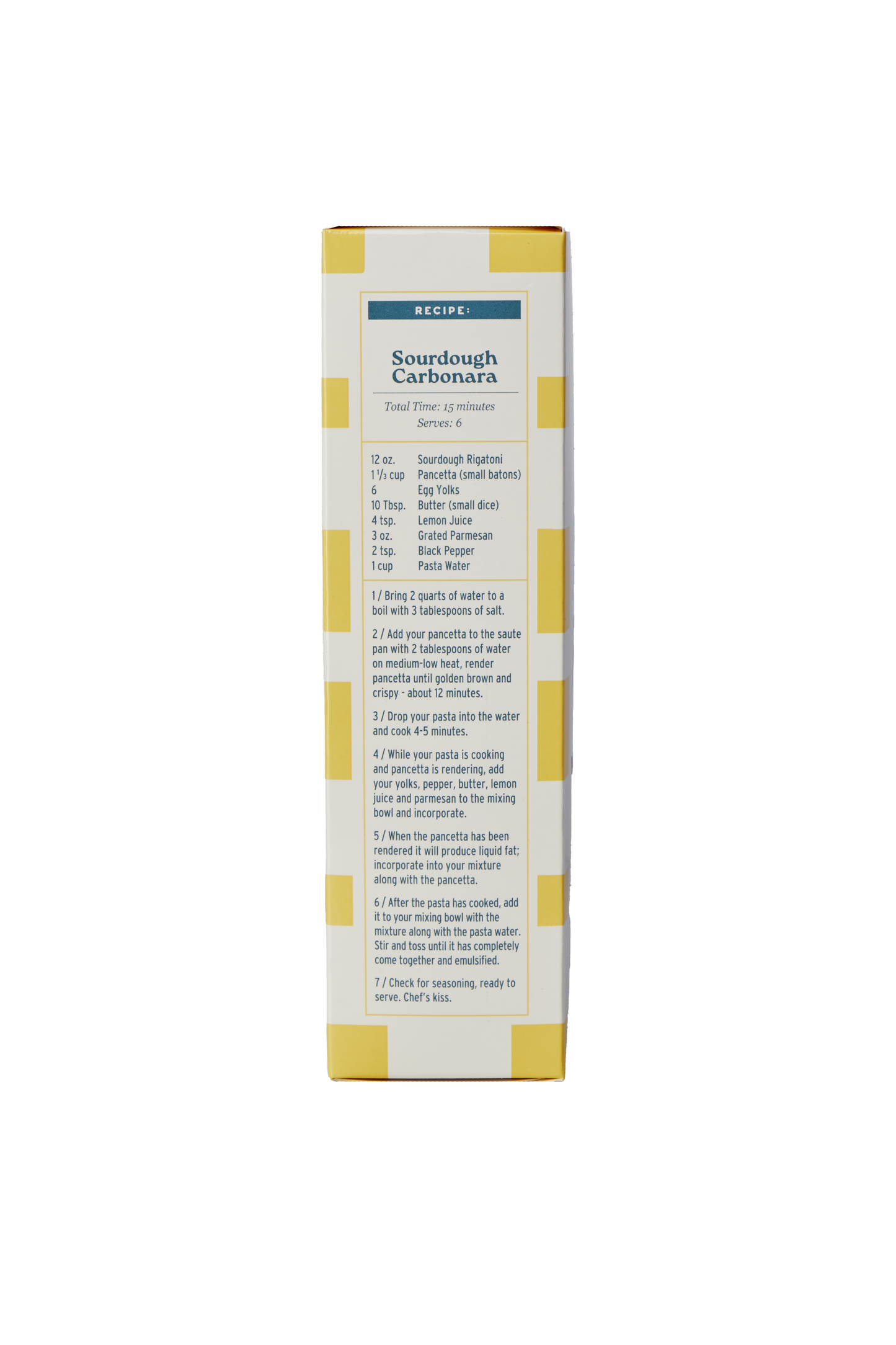 Rigatoni Sourdough Pasta