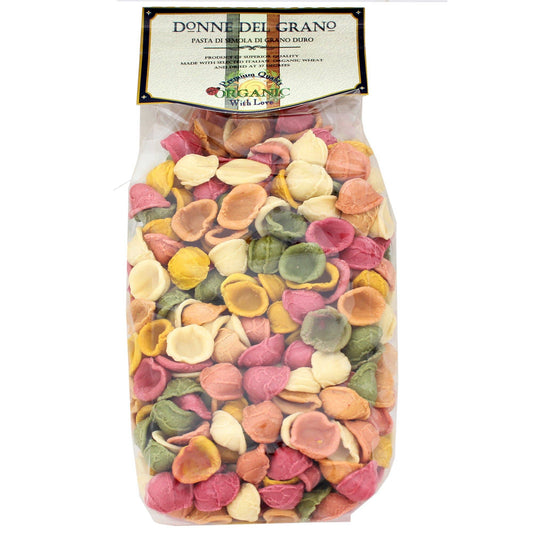 Organic Little Ears (Orecchiette) Colored Pasta, 17.6oz