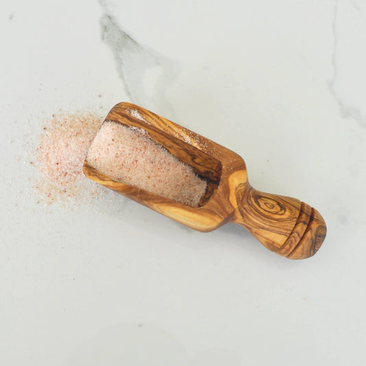 Olive Wood Salt Scoop (Small) 2.5” approx