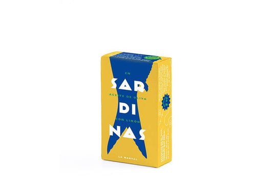 La Narval. Sardines in Olive Oil with Lemon. 3/5 pieces