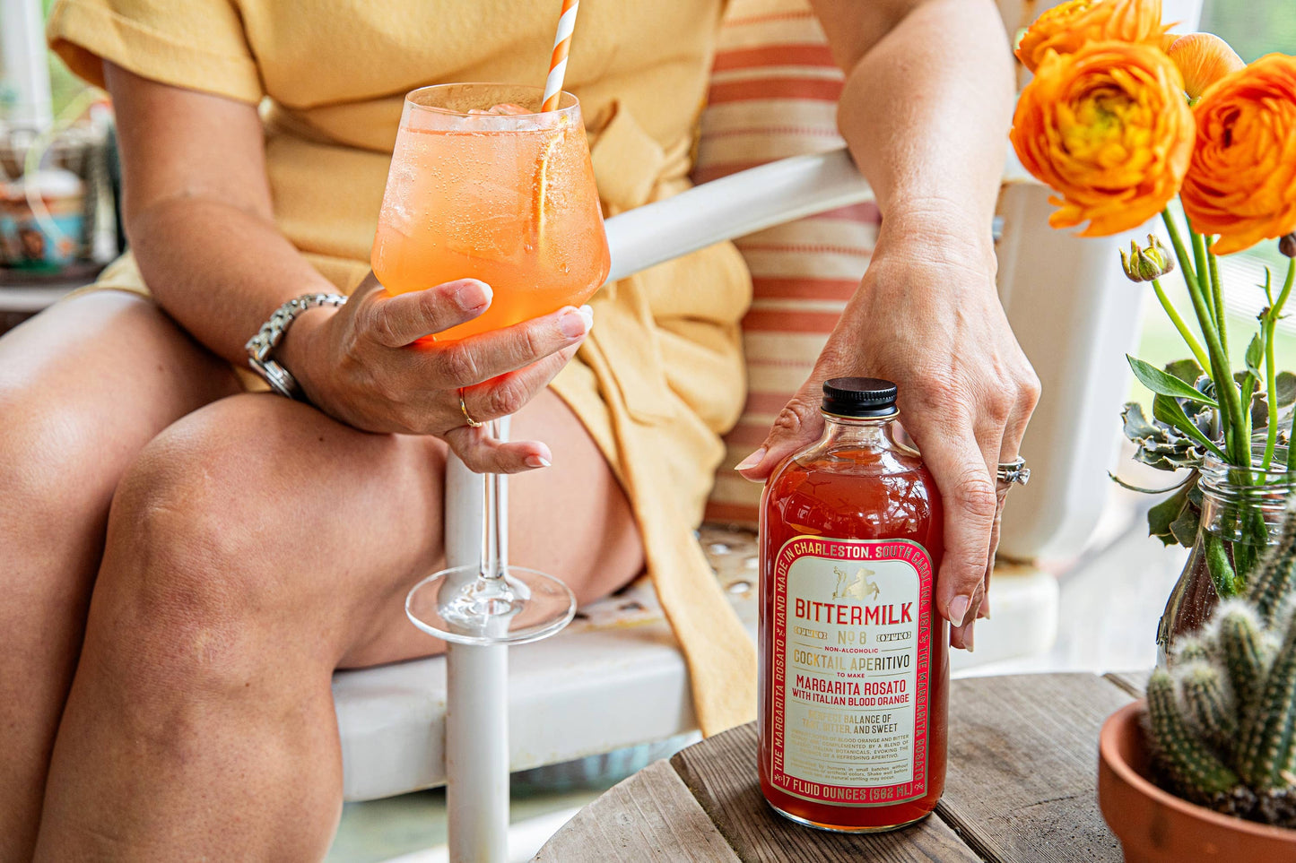 Bittermilk No.8, Margarita Rosato with Italian Blood Orange