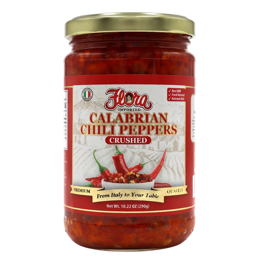 Calabrian Chili Peppers - Crushed - 10.22 oz