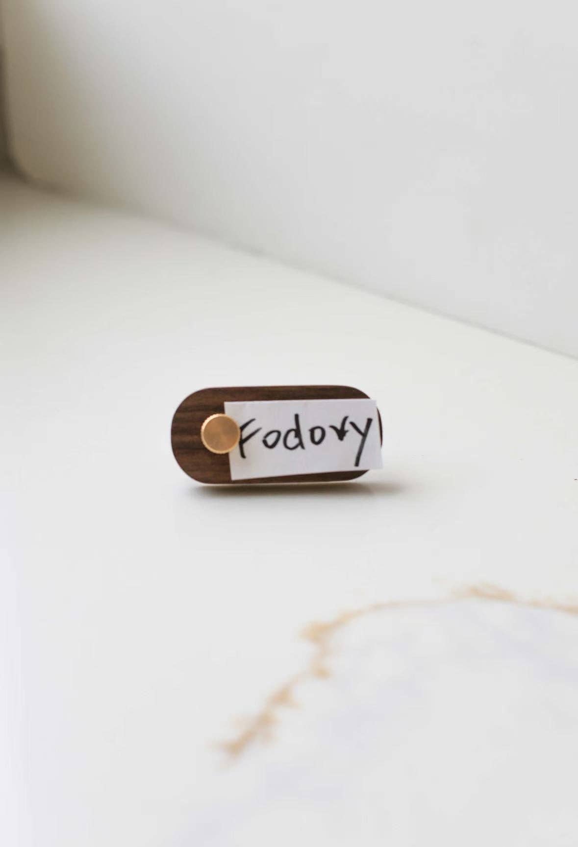 Mini Wooden Price Tag