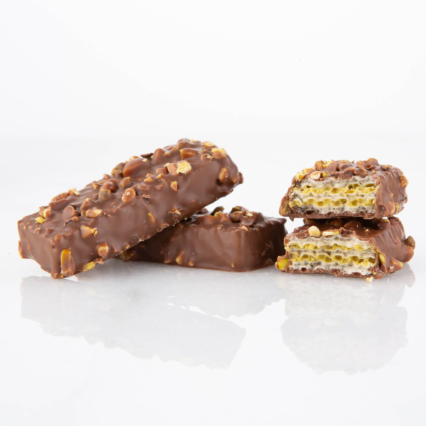 Dubai Chocolate Waffers Bite Size