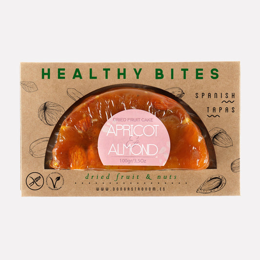 Healthy Bites. Apricot & Almond dried fruitcake.