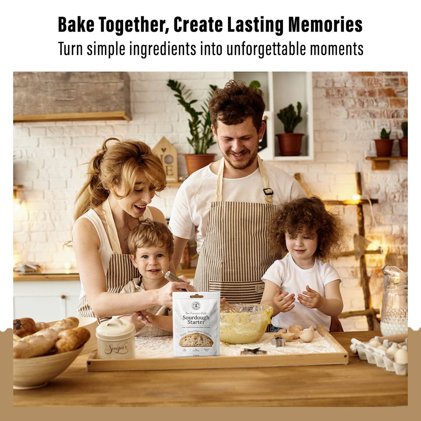 Organic Non-GMO, Freeze Dried, Sourdough Starter. 12 gr NEW