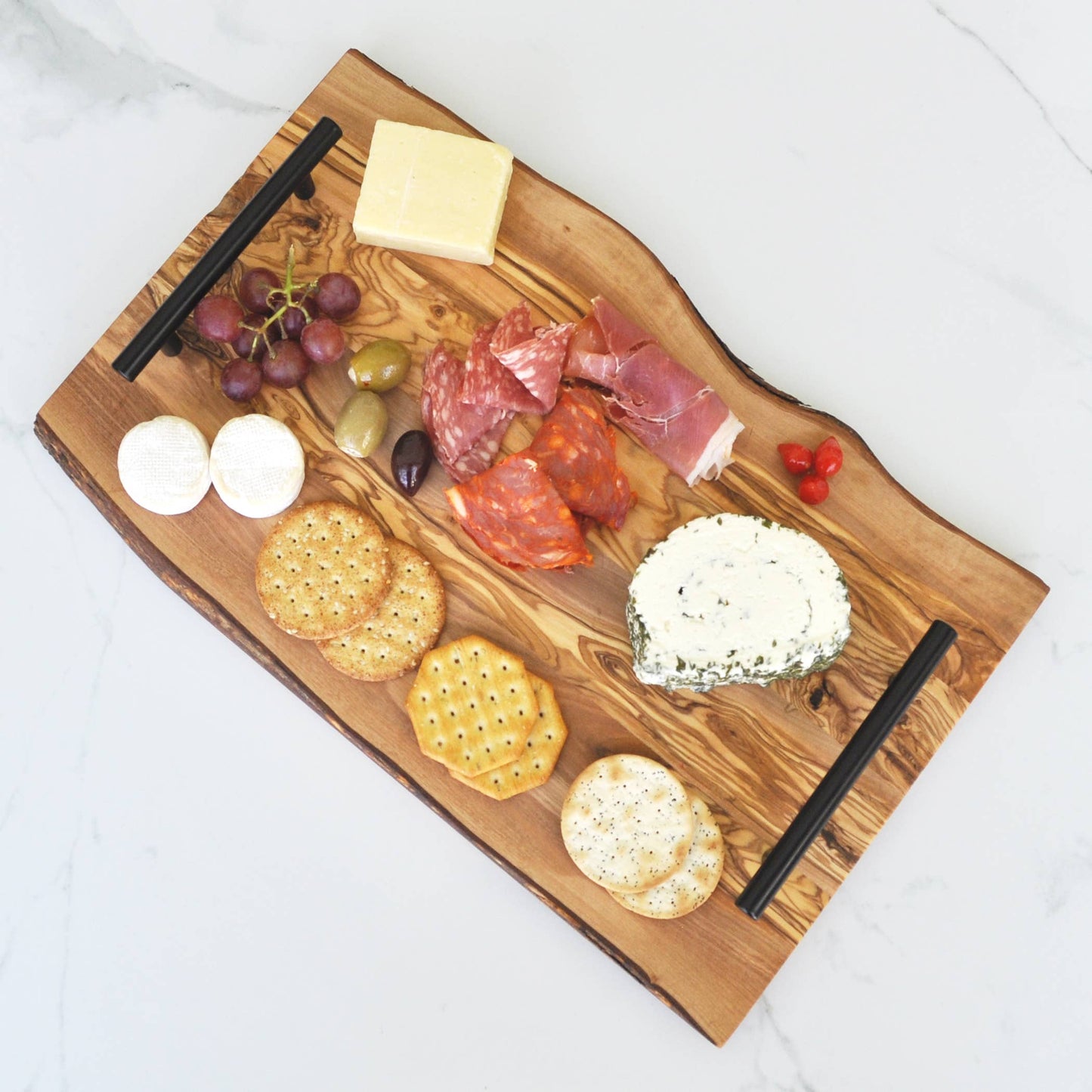 Olive Wood Serving Tray - Natural Edge