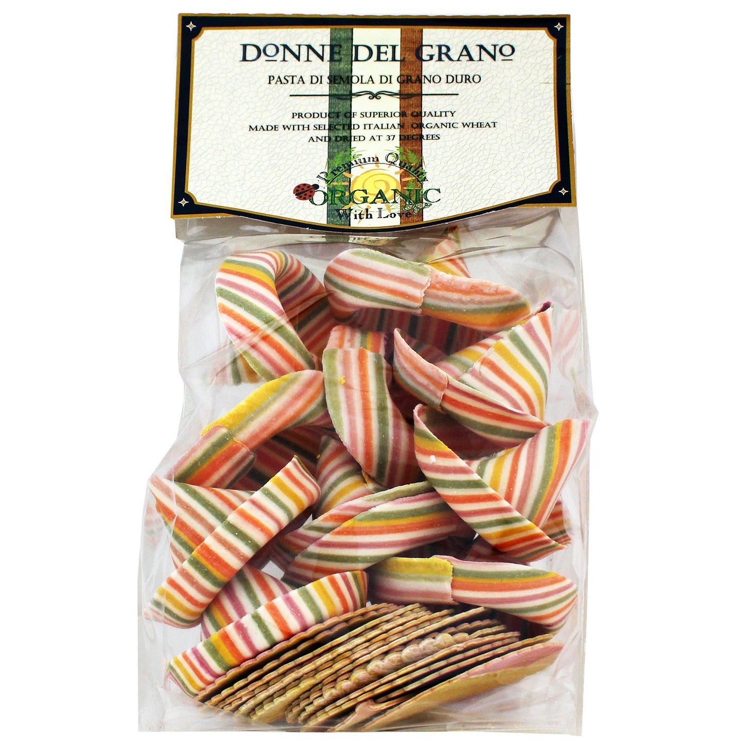 Organic Mexican Hats (Sombreroni) Colored Pasta, 8.8oz